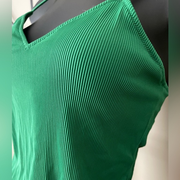 Aerie Green Tank 2 Piece Bikini Tankini. Size Small. New Without Tags - Picture 3 of 9